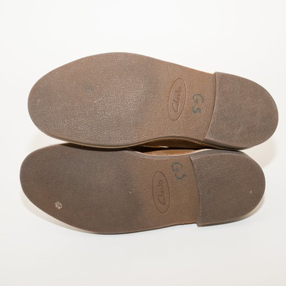 Clarks Brown Leather Bushacre Chukka Boots main image 5